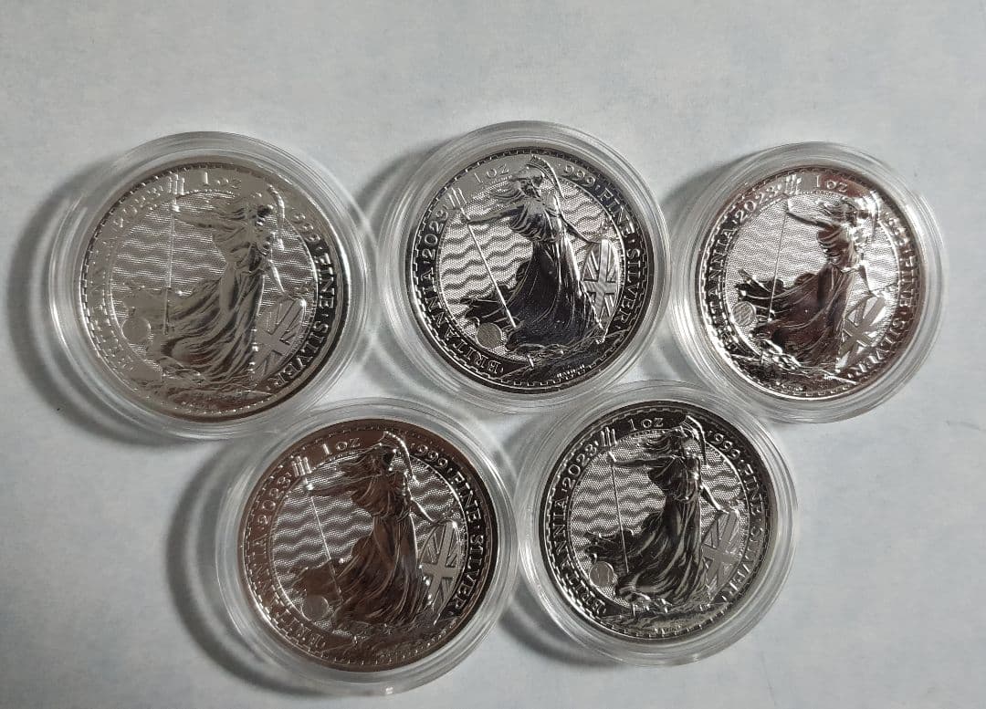 卸売りおもちゃ・ホビー・グッズ - ブリタニア銀貨 2023 1オンス 5枚