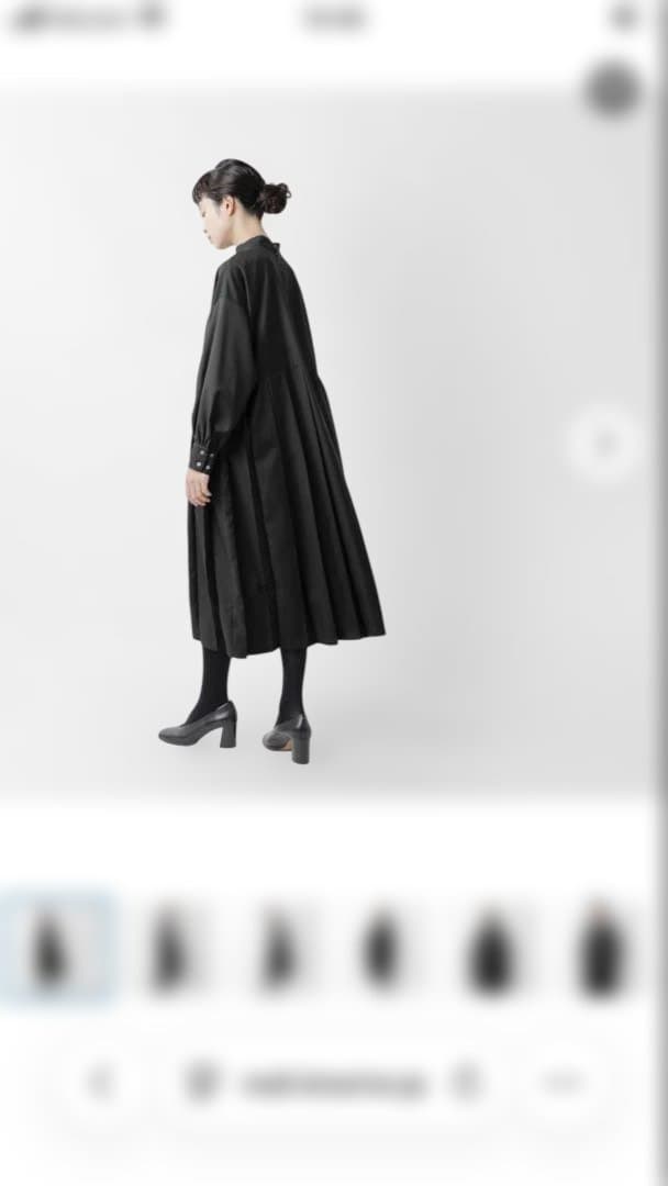 ina aranciatoクリアーツイル ウエスト 切替ワンピース　チャコール 楽天市場】ina イナ aranciato別注 T/R クリアーツイル ウエスト 切替