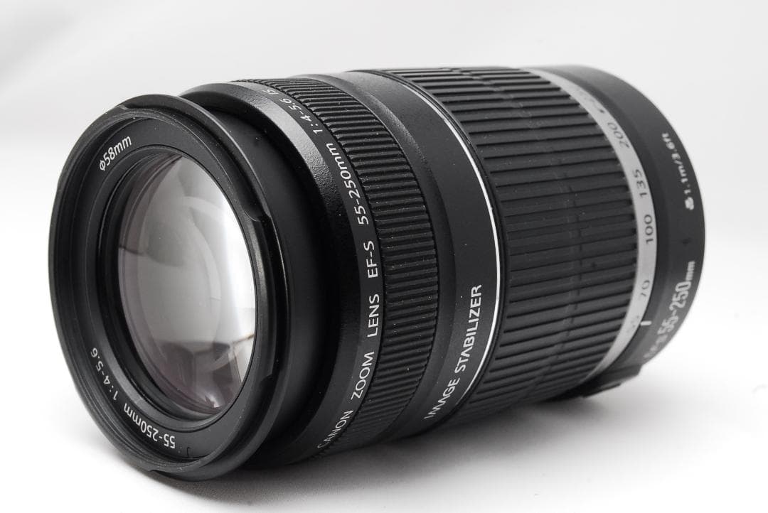 Canon EF-S 55-250mm F4-5.6 IS キヤノン 望遠レンズ
