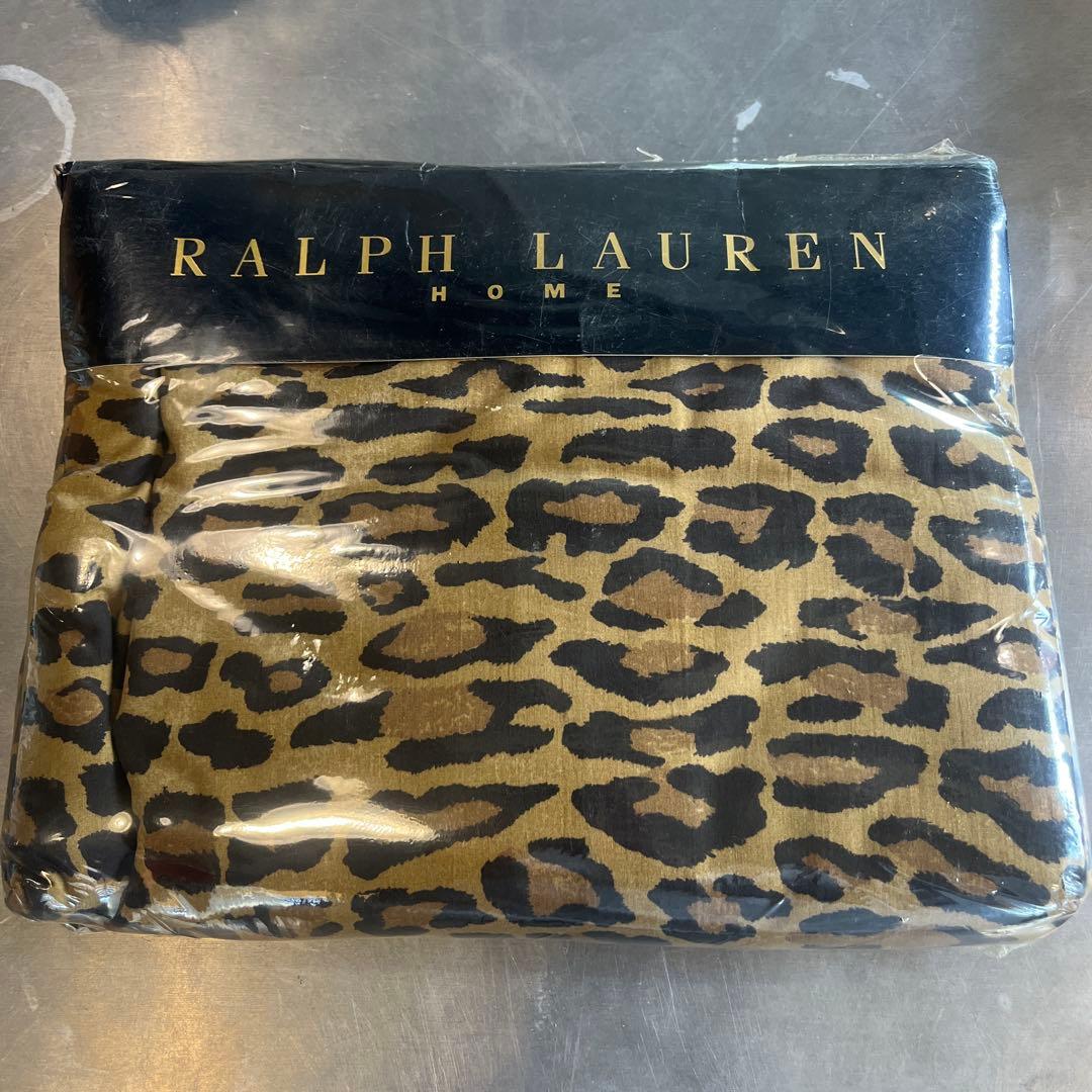 Ralph Lauren  ヒョウ柄ツインフラットシーツ 未使用品】 「ラルフローレン ヒョウ柄シーツ」 RALPH LAUREN - メルカリ