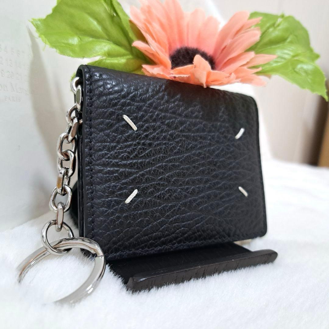 ✨極美品 付属品完備✨マルジェラ 二つ折り カードケース キーリング