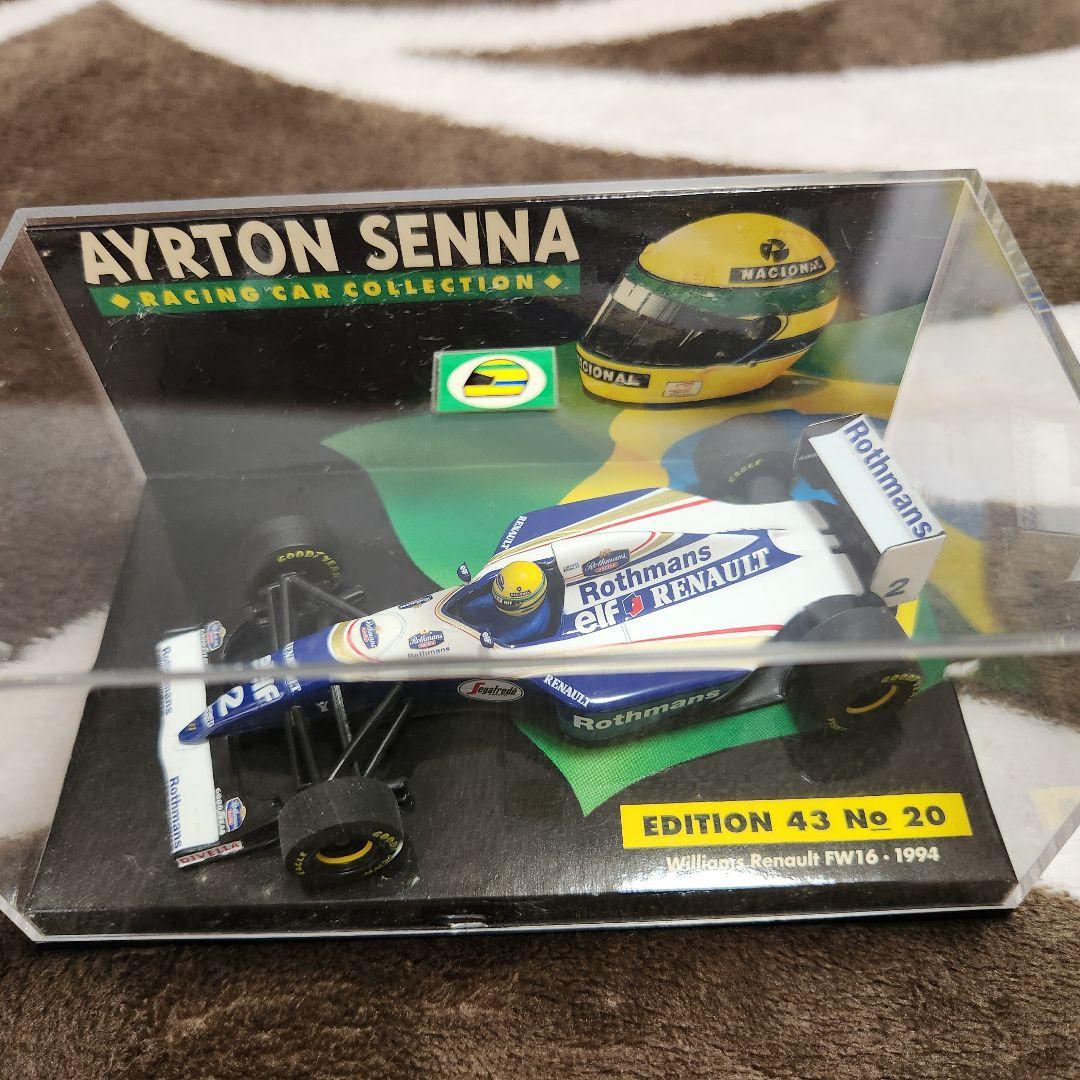 1/43 ウイリアムズルノー FW16 1994 純正ロスマンズ A.セナ - メルカリ