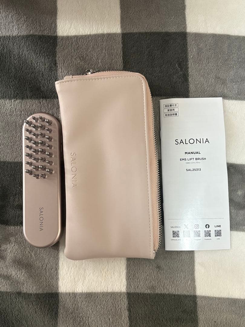 SALONIA EMSリフトブラシ ピンク ギフト 限定色 送料無料】SALONIA(サロニア)EMSリフトブラシ ピンク ギフトBOX