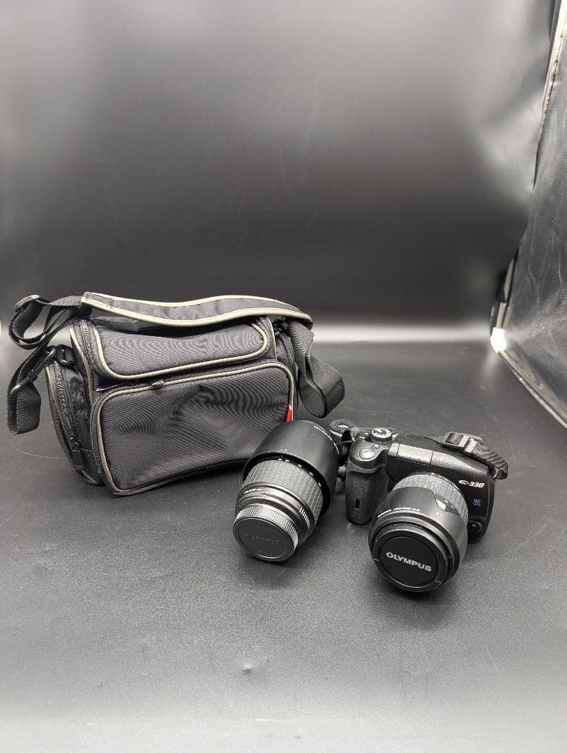 【撮影OK】オリンパス　E-330 ダブルズームキット　デジタル OMデジタルソリューションズ E-P7WZKSLV デジタル一眼カメラ・EZダブル
