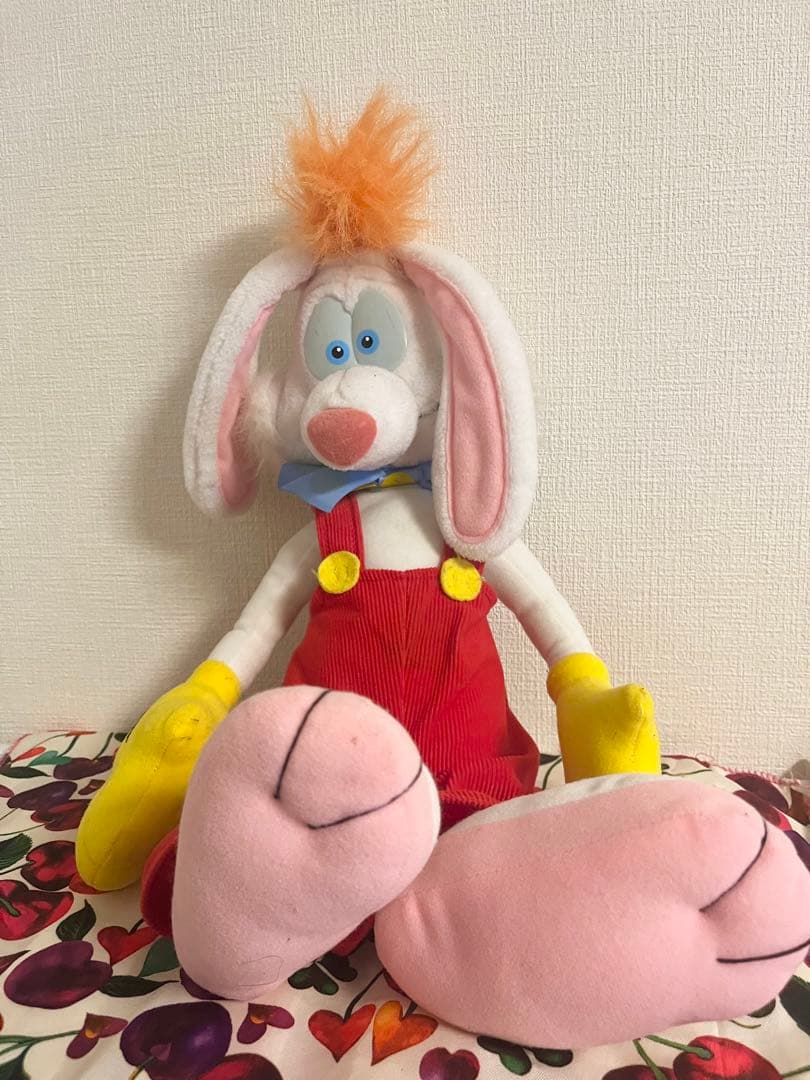 ヴィンテージ】ロジャーラビット ぬいぐるみ【ディズニー】 - メルカリ