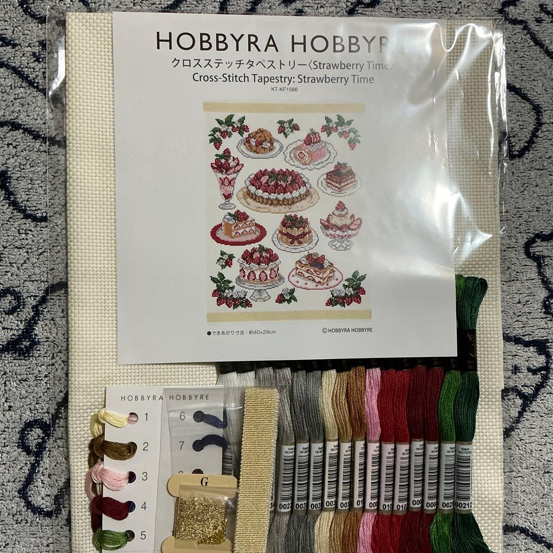HOBBYRA HOBBYRE クロスステッチ strawberry time - メルカリ