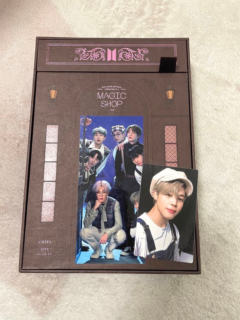 BTS MAGIC SHOP 日本公演DVD トレカ ジミン 公式 BTS JAPAN OFFICIAL FANMEETING VOL.5 MAGIC SHOP DVD Limited Photo