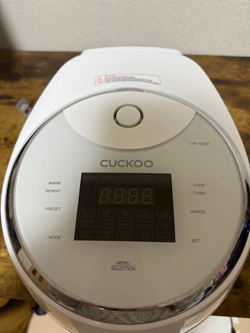 韓国人気ブランドCUCKOO 大容量炊飯器 CR-1020F