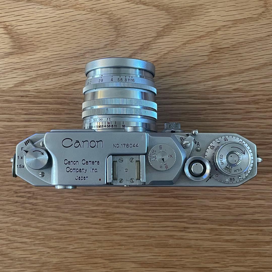 Canon II S改＋50mm F1.8 銀鏡胴 整備済