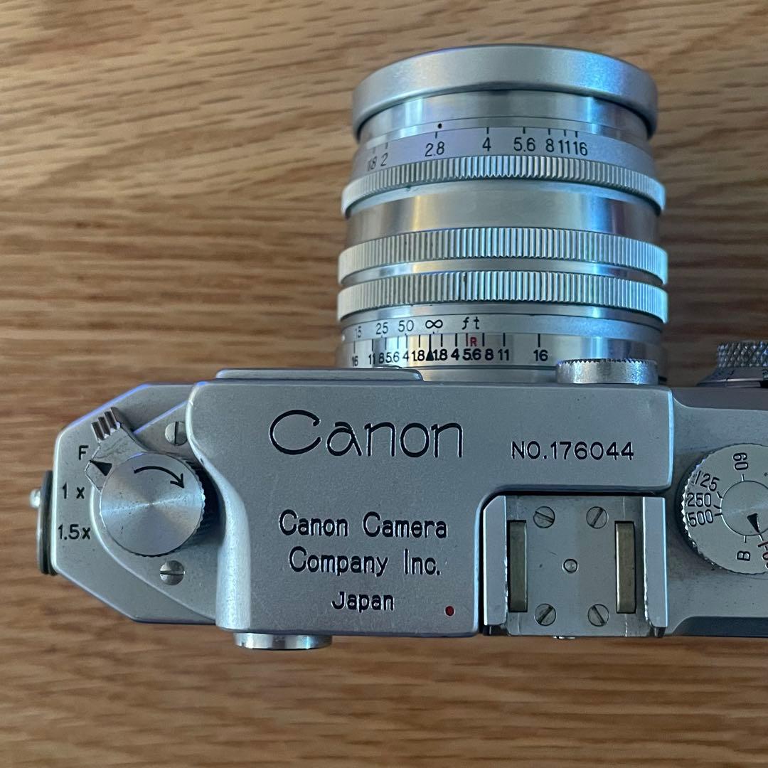 Canon II S改＋50mm F1.8 銀鏡胴 整備済