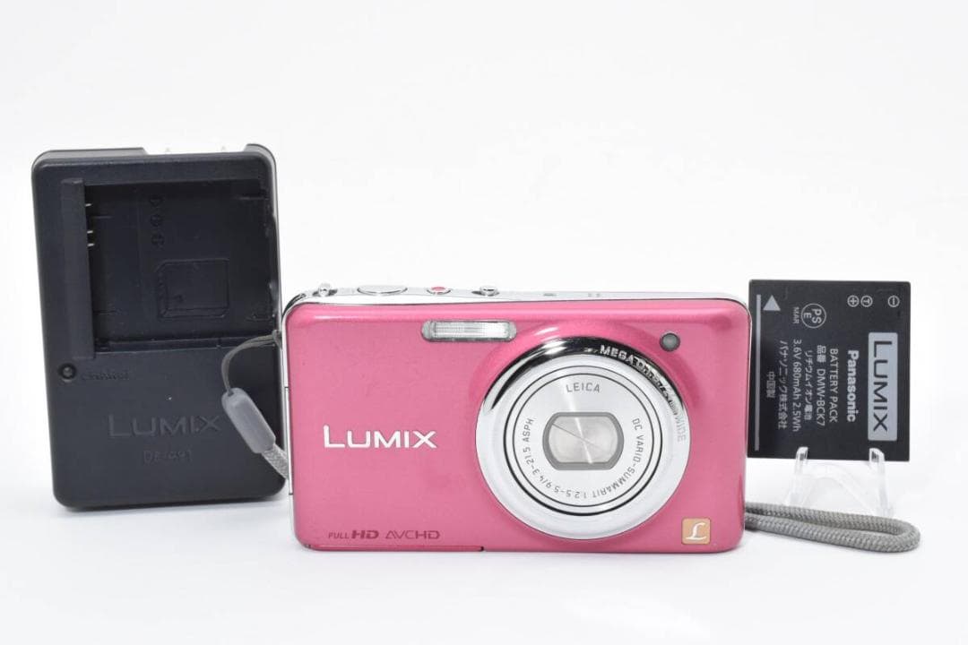美品】 Panasonic LUMIX DMC-FX77 ピンク #103