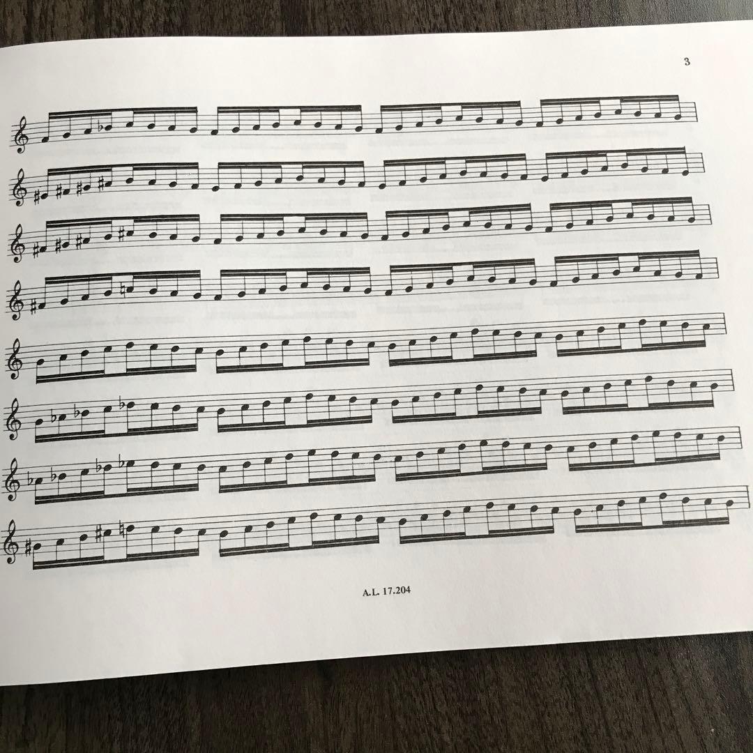 タファネル & ゴーベール: 17のメカニズム日課大練習 フルート教則本