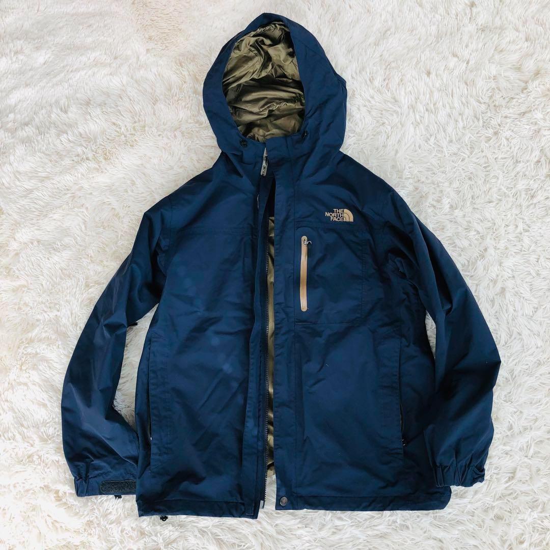 ノースフェイスゼウストリクライメイトジャケットネイビー紺色