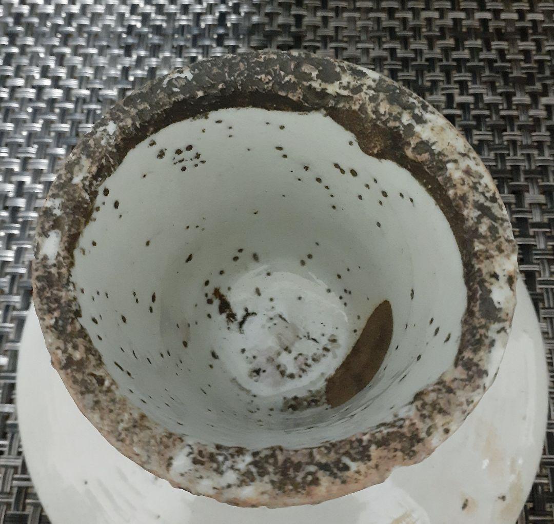 朝鮮古美術朝鮮古陶磁器古玩李朝白磁堅手高付皿台皿祭器仏教美術