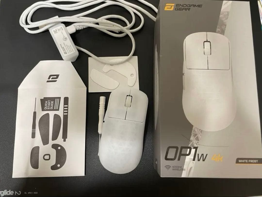 マウス・トラックボール Endgame Gear OP1W 4K Amazon.com: ENDGAME GEAR OP1w 4k Wireless Gaming Mouse White