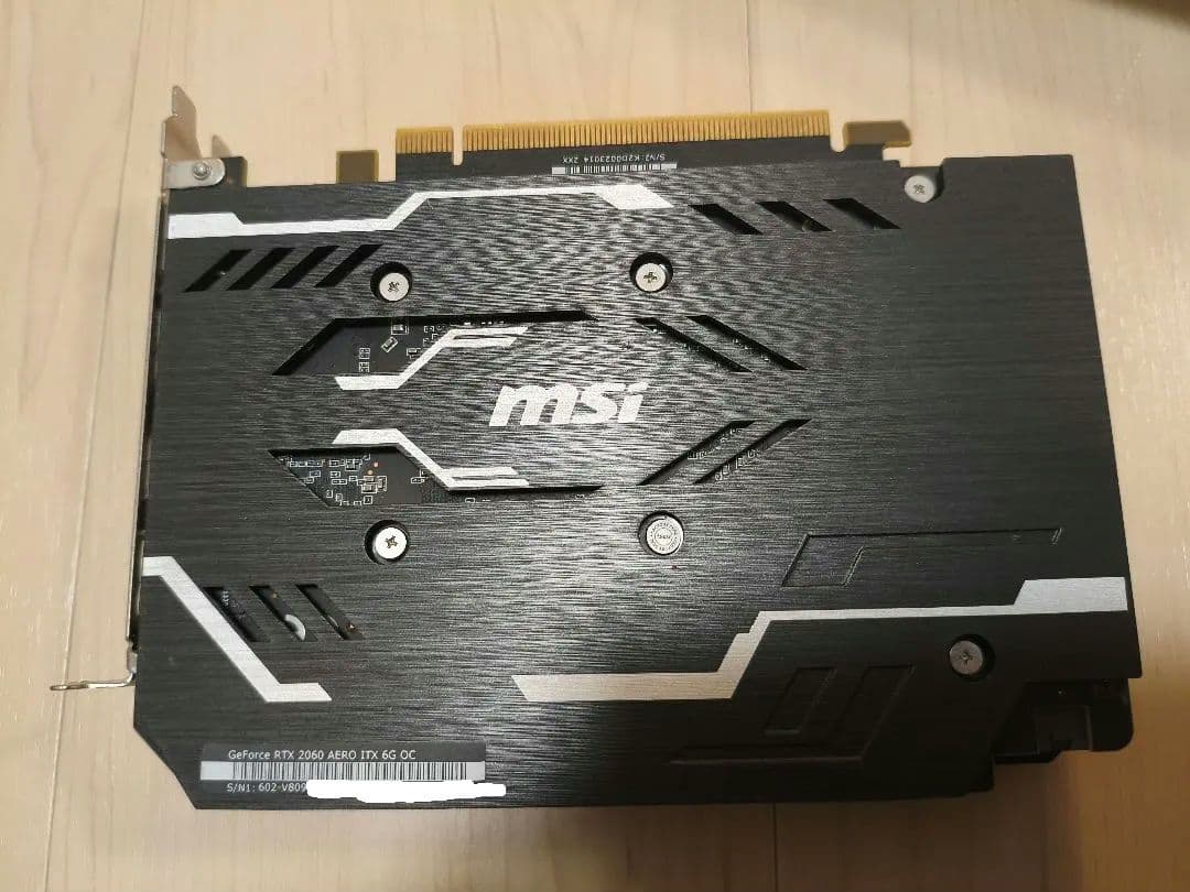 MSI GeForce RTX 2060 AERO ITX 6G OC 動作確認