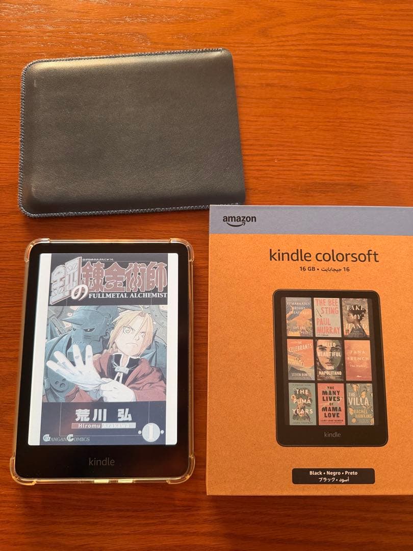 Kindle Colorsoft 16GB ブラック カバー付き Amazon.com: Amazon Kindle Colorsoft Essentials Bundle including