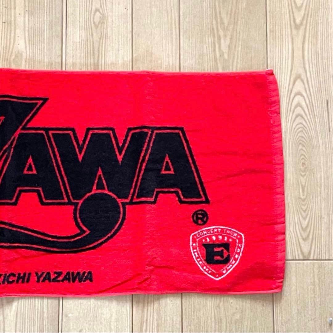 矢沢永吉 ☆ 当時物 91s' フェイスタオル( ロゴ )・オマケ付き - メルカリ