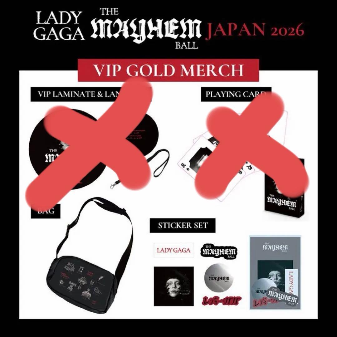LADY GAGA VIP グッズセット 2点 - メルカリ