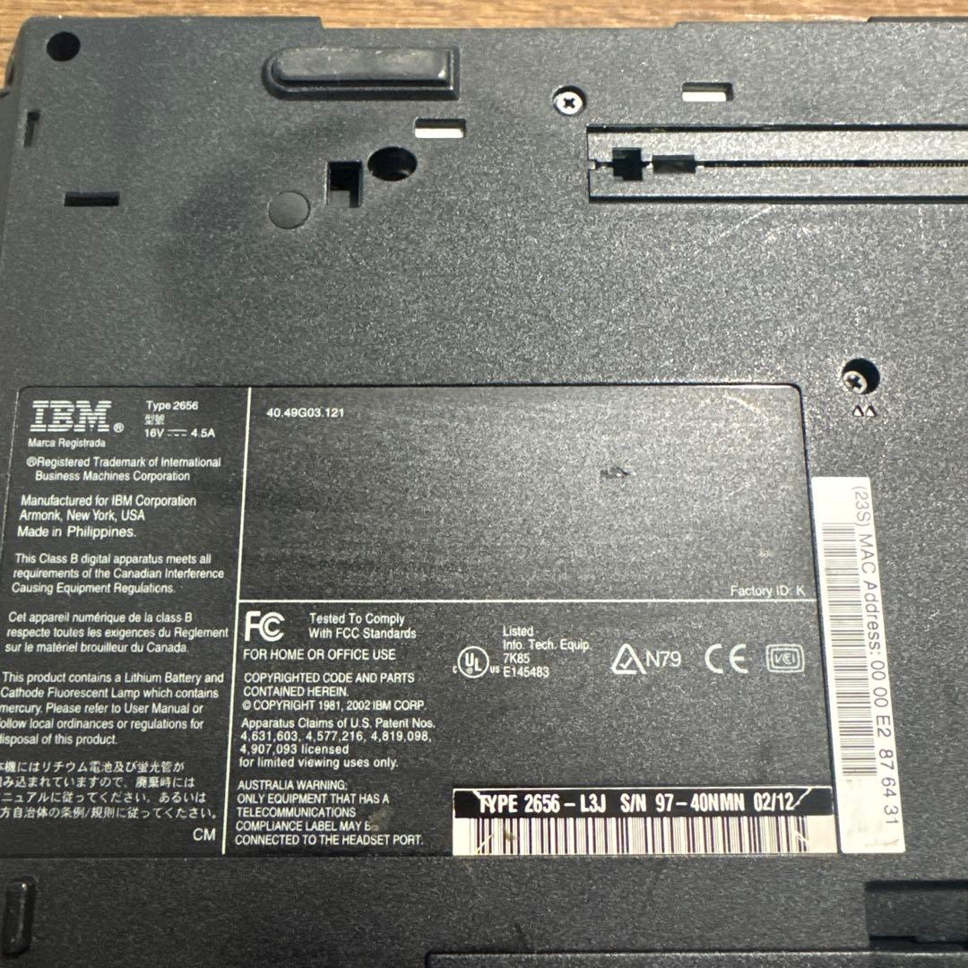 IBM ThinkPad R31（Type 2656-L3J）