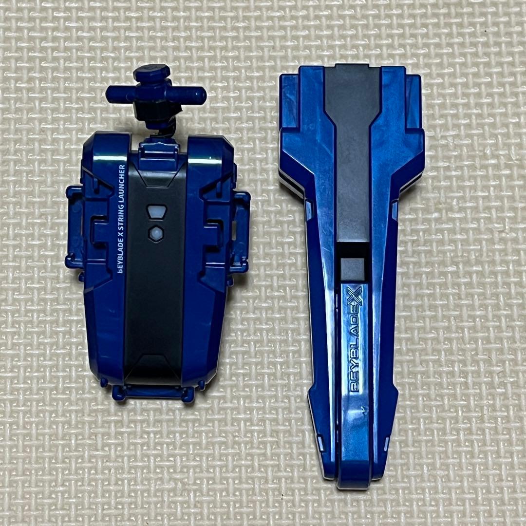 ベイブレードx】ストリングランチャー&ランチャーグリップ ブルー