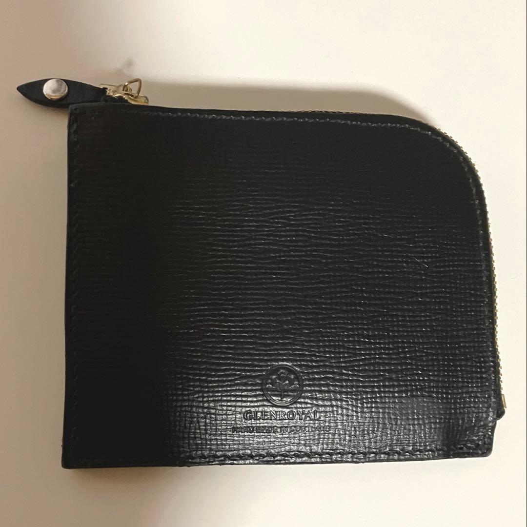 グレンロイヤル　L字ファスナー革財布 グレンロイヤルのL字ファスナー財布「ジップミニパース」。収納例や