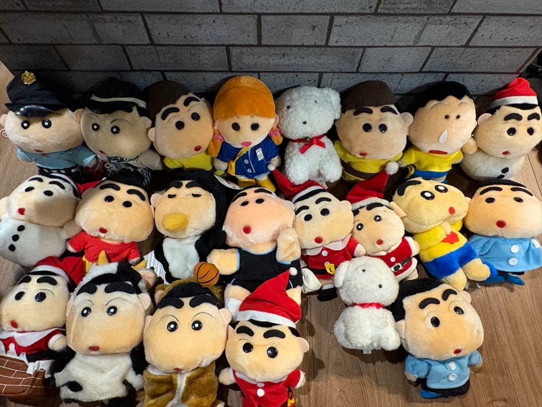 クレヨンしんちゃん ぬいぐるみセット昭和レトロ激レア - メルカリ