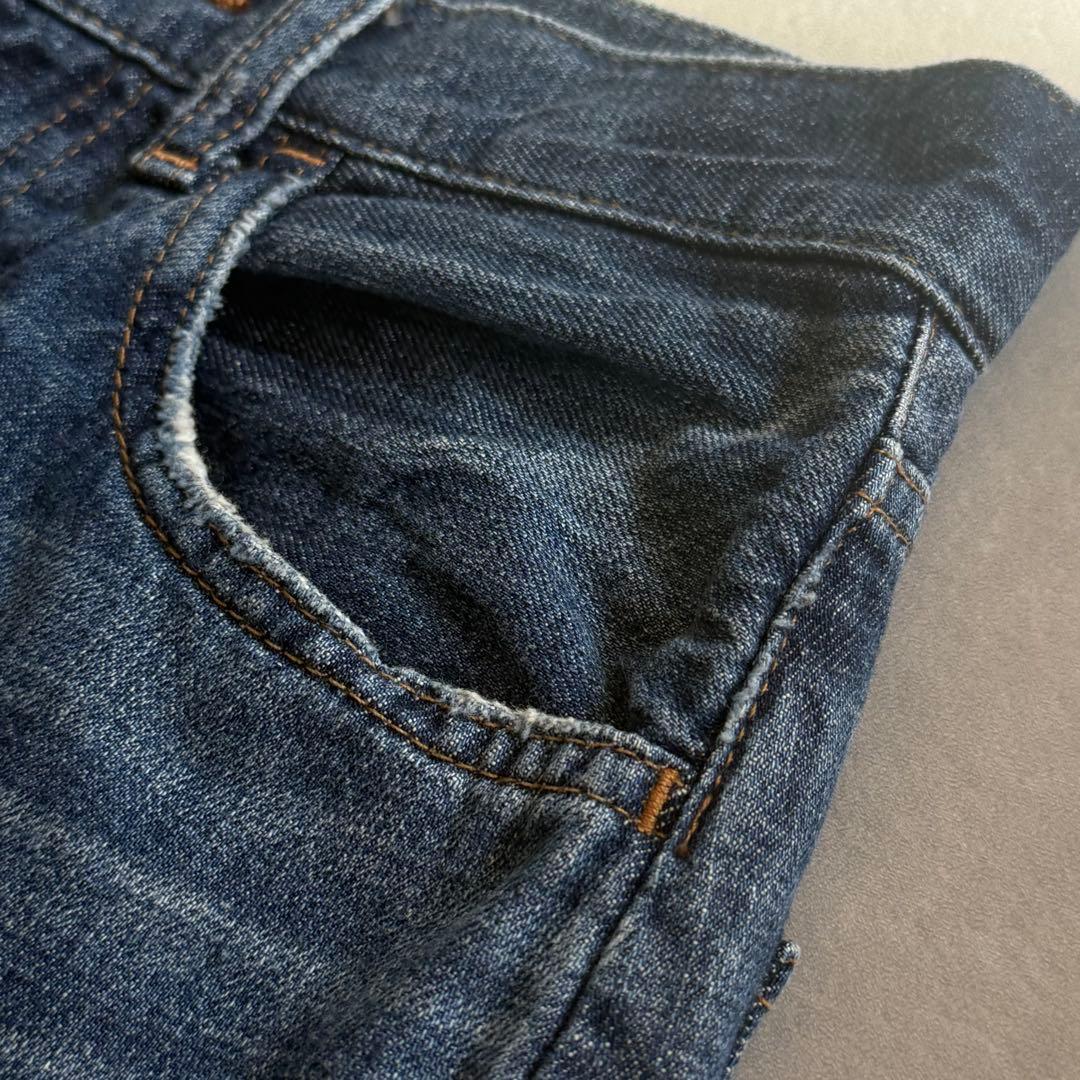 2024✨️】RH オーガニックコットン デニムパンツ ダメージ加工 ブルー