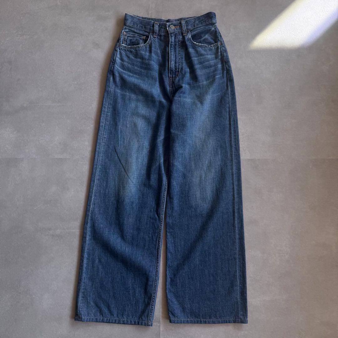 2024✨️】RH オーガニックコットン デニムパンツ ダメージ加工 ブルー