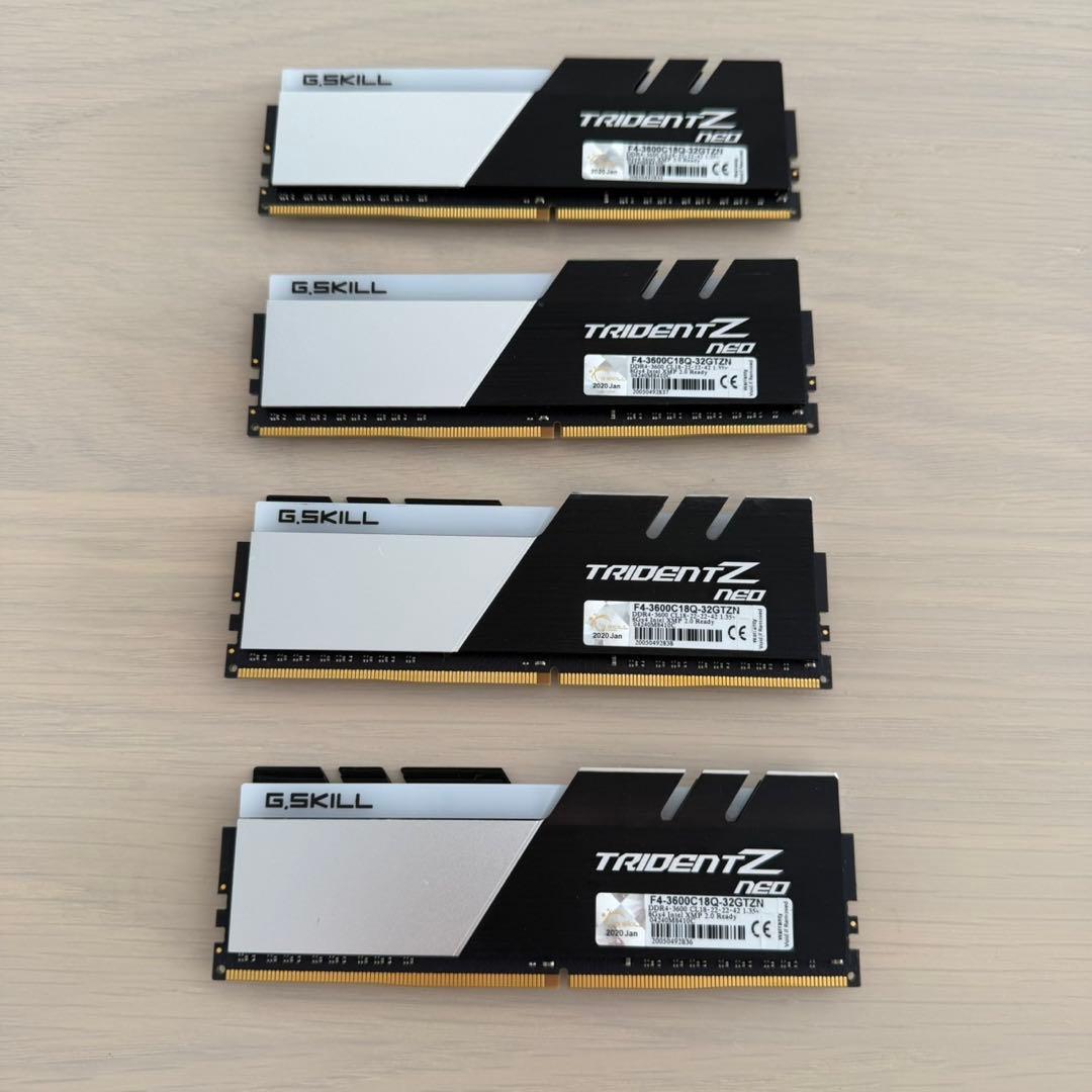メモリー G.SKILL TRIDENT Z NEO DDR4 3600MHz 32GB