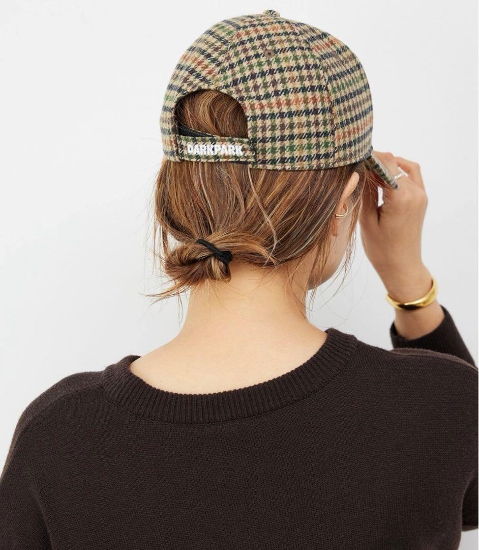 ドゥーズィエムクラス DARKPARK ダークパーク チェック キャップ 新品