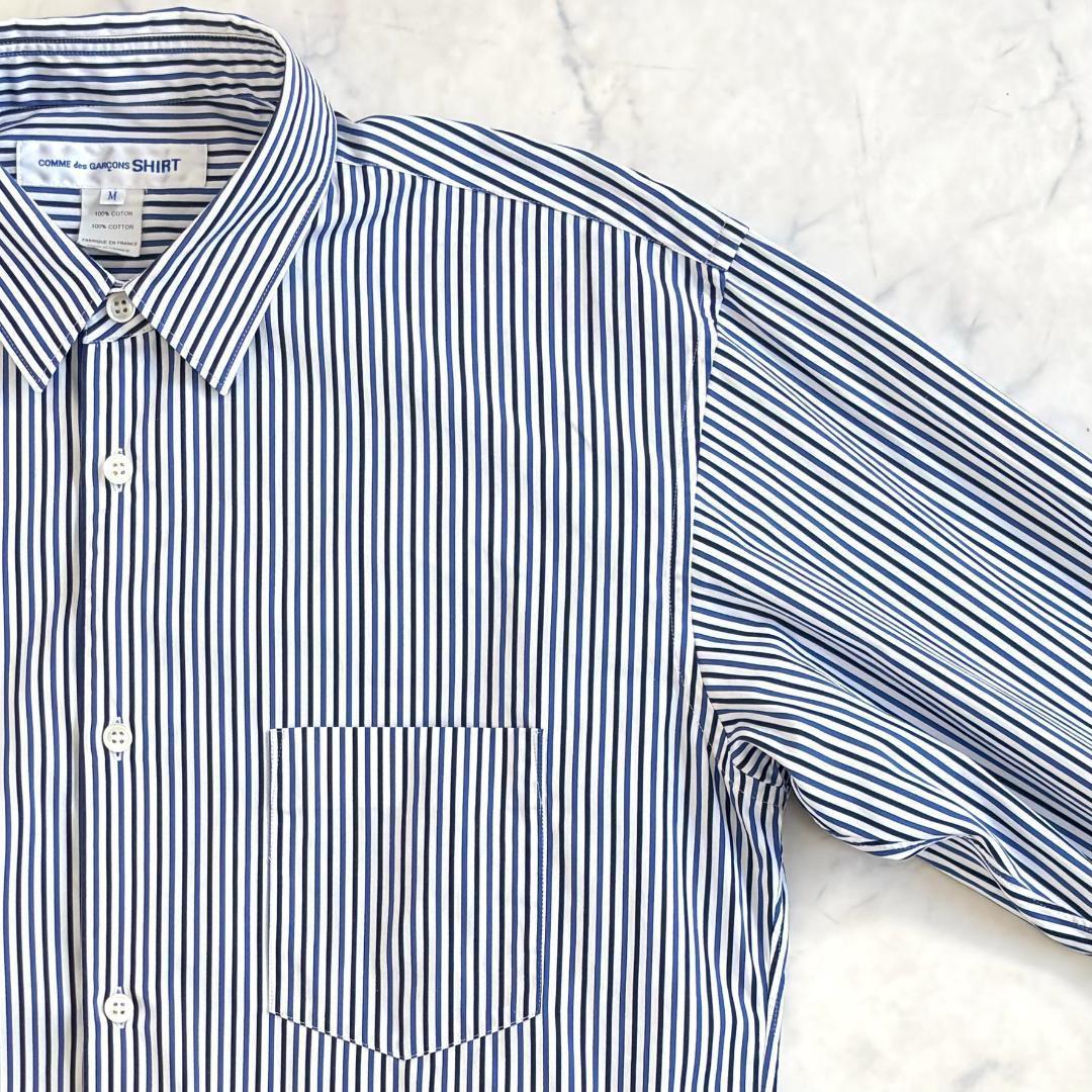 コムデギャルソンシャツ FOREVER フォーエバーシャツ ストライプ tv4