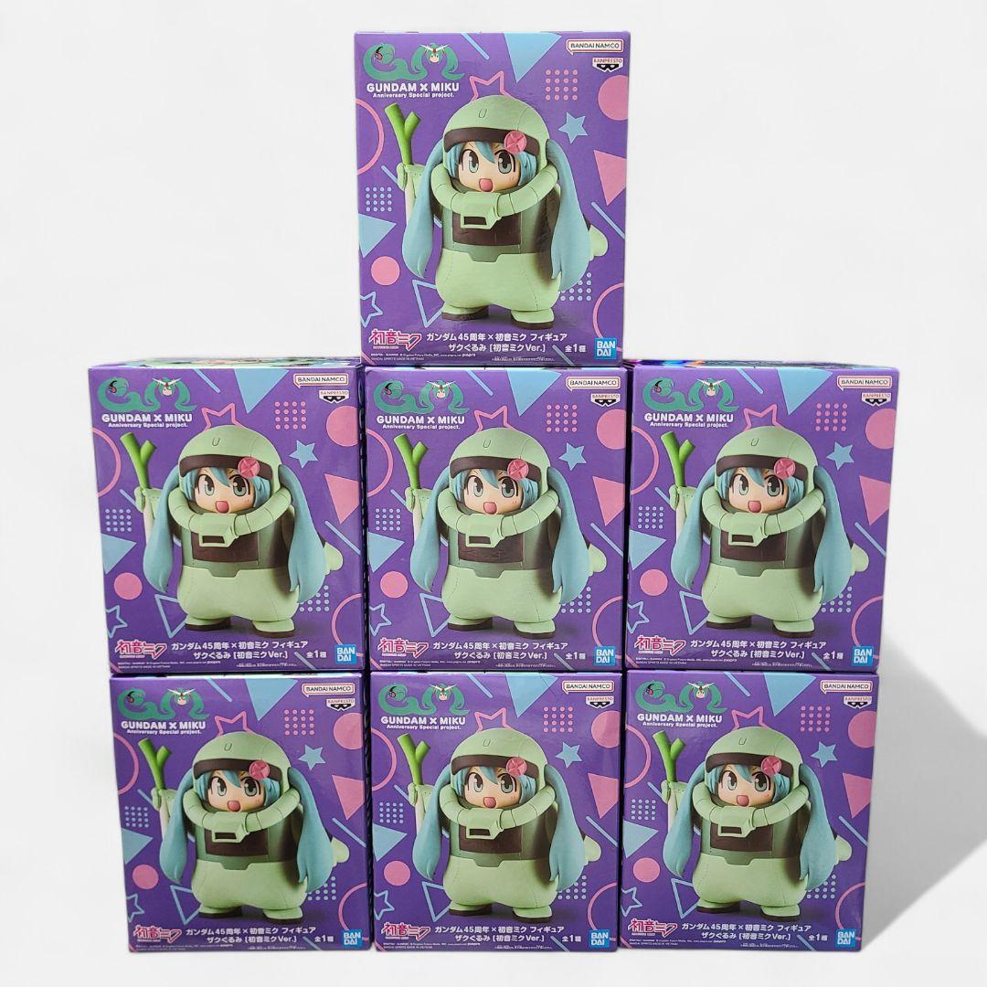 ガンダム×初音ミク ザクぐるみ フィギュア 7個 まとめ売り - メルカリ