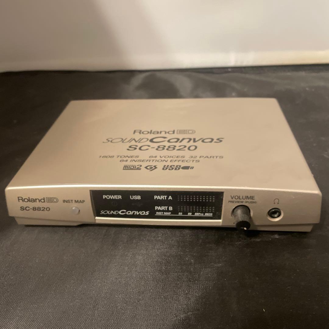 動作未確認Roland SC-8820 MIDIインターフェース本体のみ - メルカリ