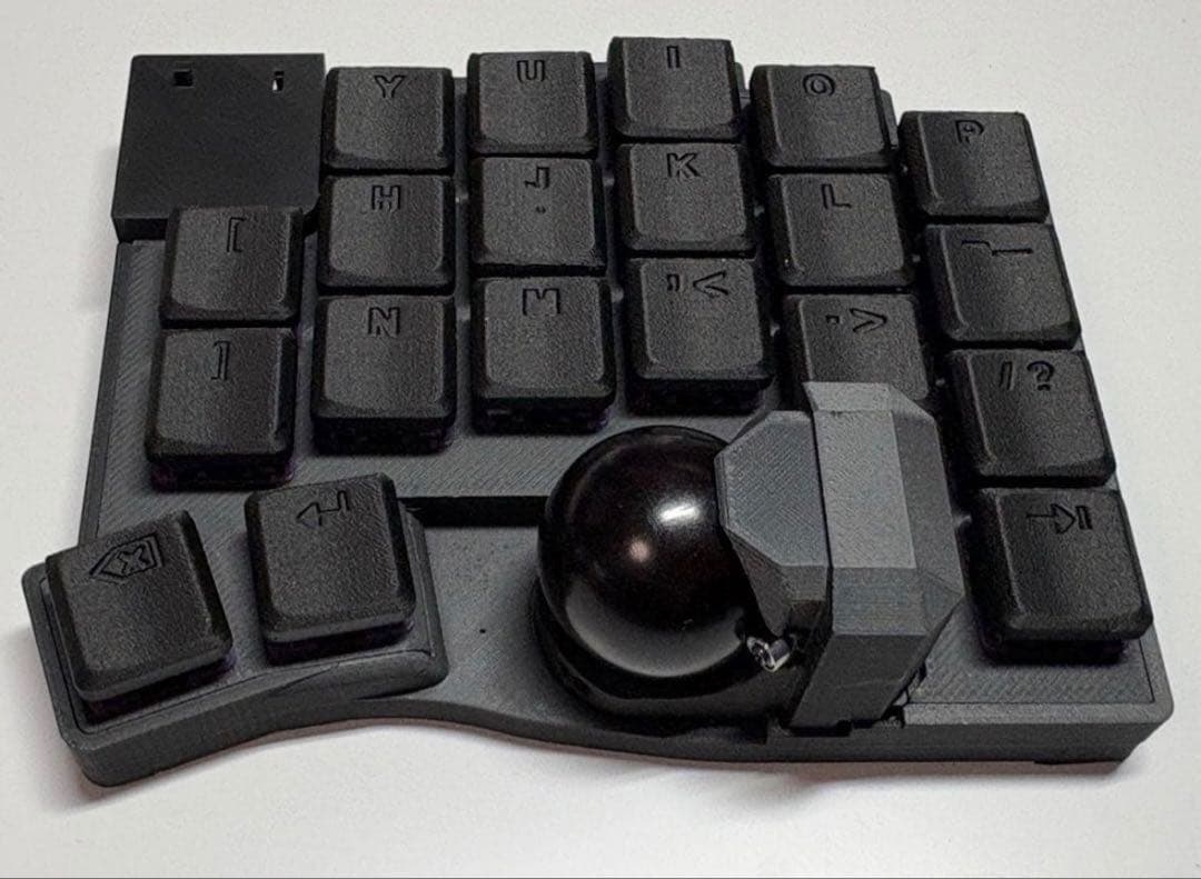 17mm狭ピッチ BT無線KeyballBLE 42keys 完成品 - メルカリ