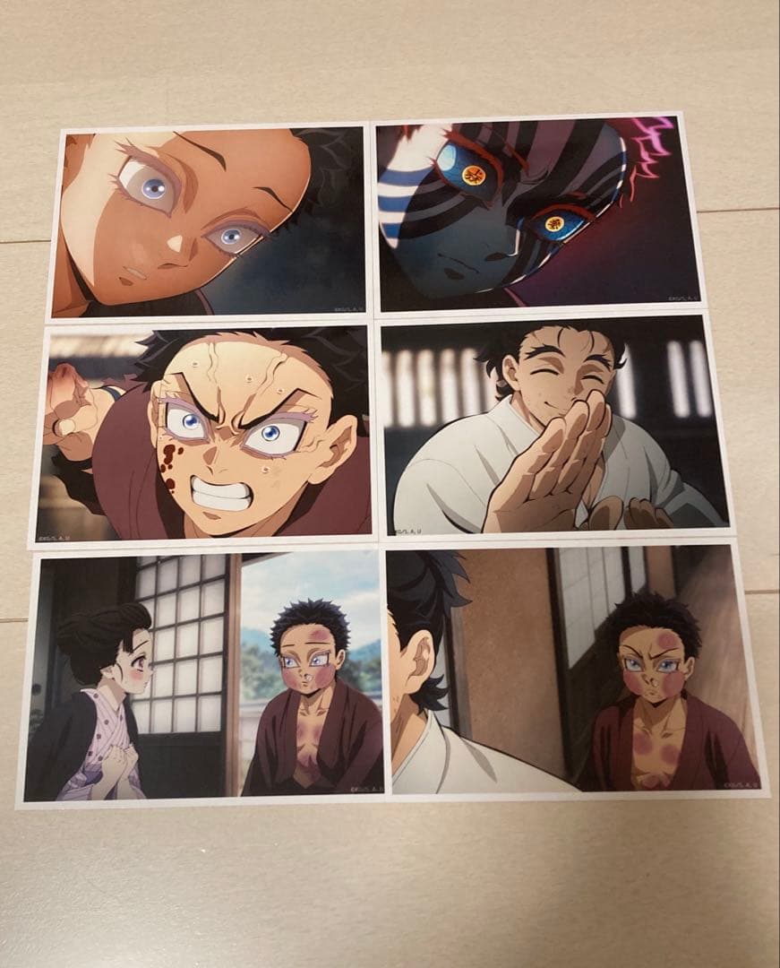 鬼滅の刃 プロマイド6枚セット - メルカリ