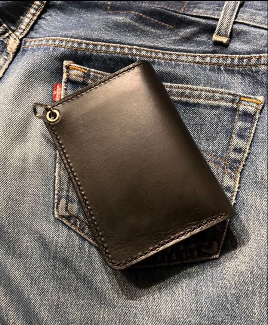 ミドルトラッカーウォレット シルバー925アポロコンチョカスタム