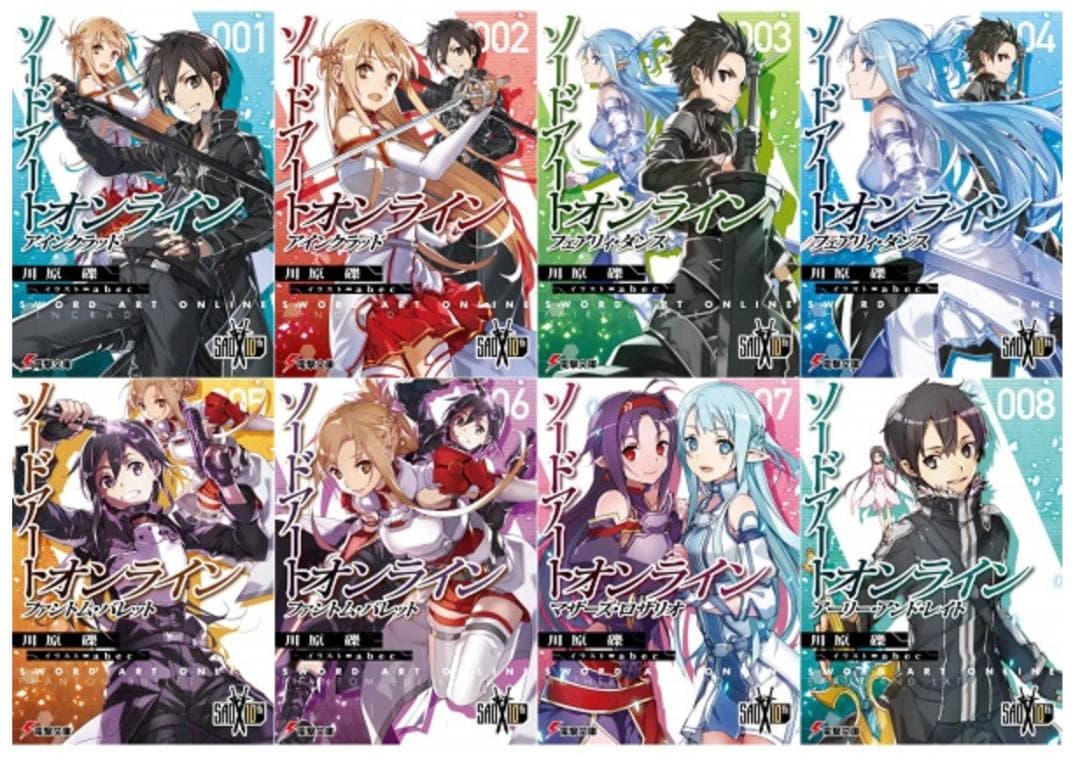 ソードアート・オンライン 刊行10周年記念限定カバー＋箔押しサイン