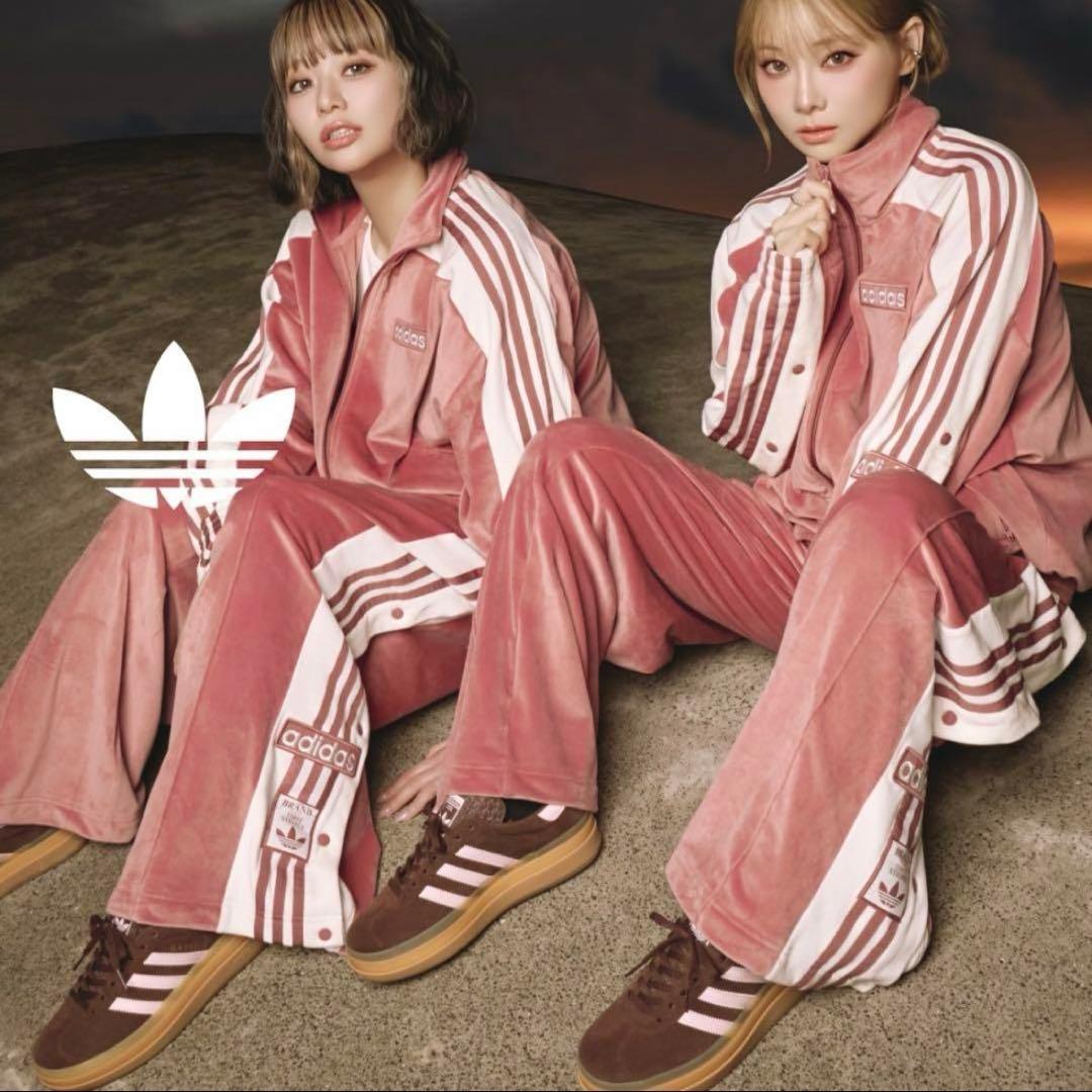 adidas W ADIBREAK VELOUR TT 重盛 上下 セット - メルカリ