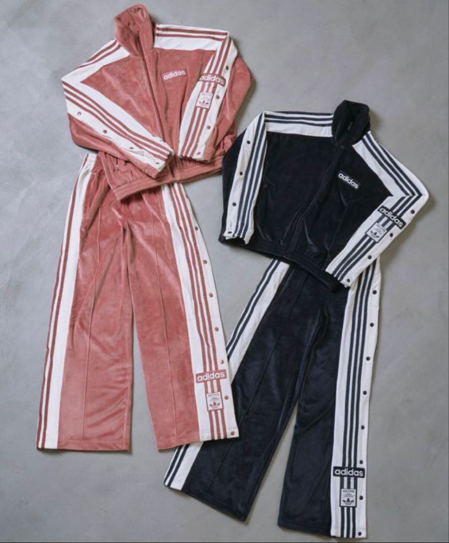 adidas W ADIBREAK VELOUR TT 重盛 上下 セット - メルカリ