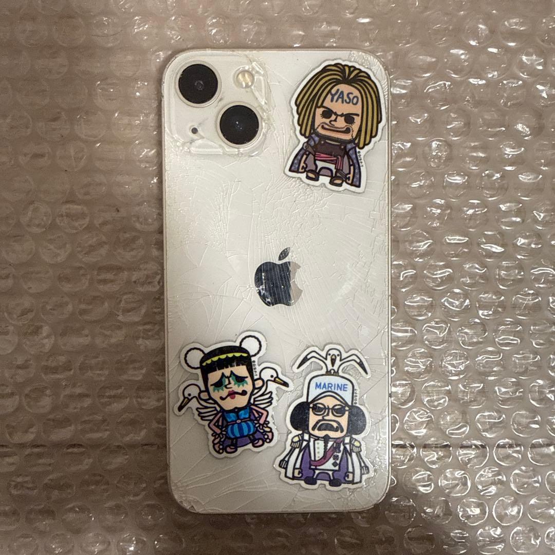 【液晶不具合 背面割れ多数】iPhone13 128GB