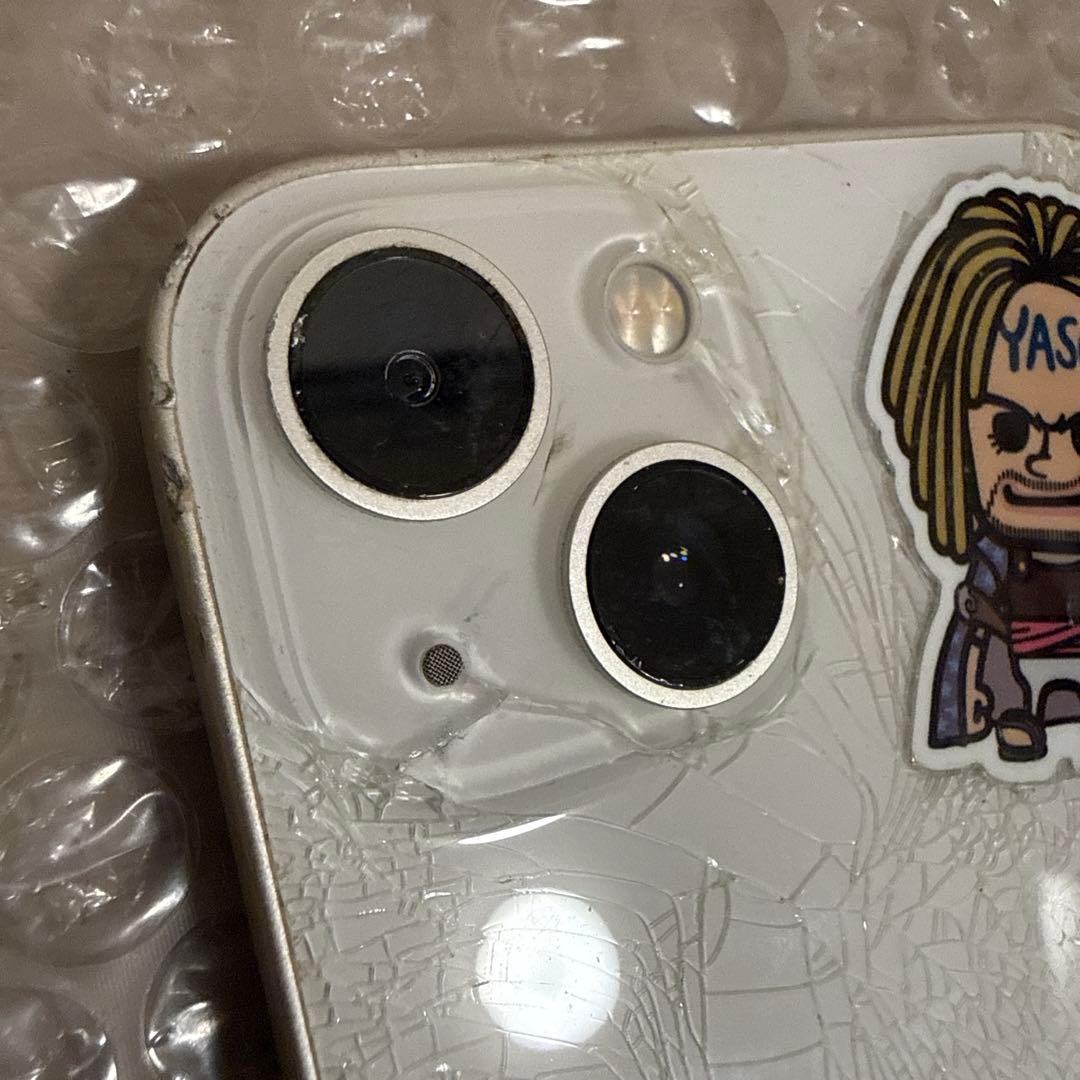 【液晶不具合 背面割れ多数】iPhone13 128GB