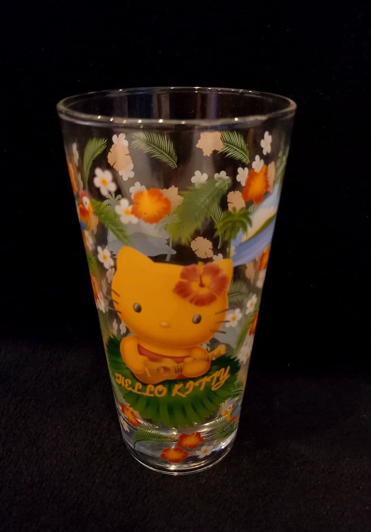 激レア ハローキティ 日焼け ハワイ グラス 2002 タンブラー ダニエル