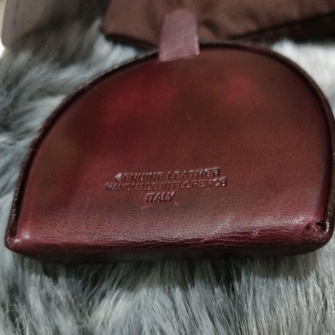 Peroni 本革 コインケース ボルドー - 小物送料 無料