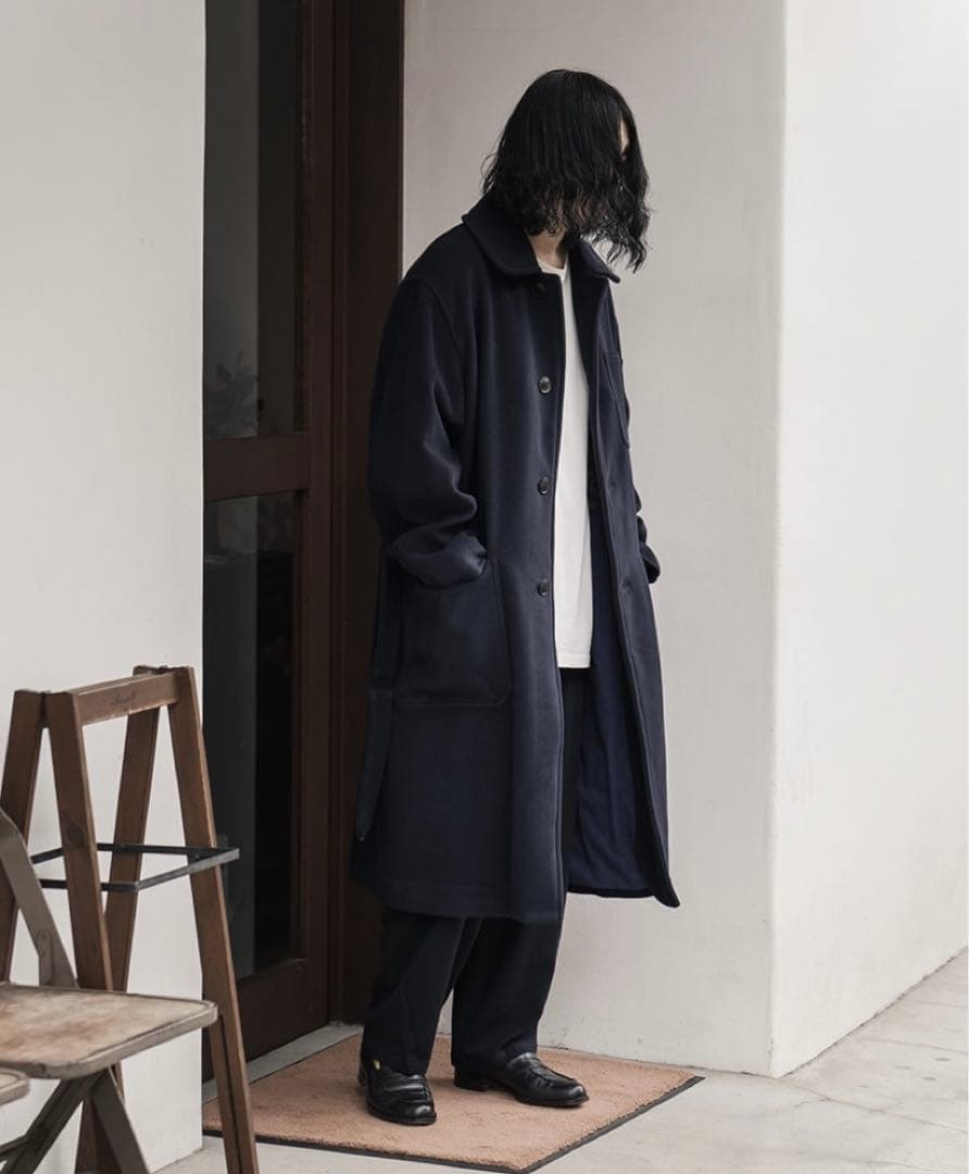 COMOLI ウールミリタリーコート 22AW - メルカリ