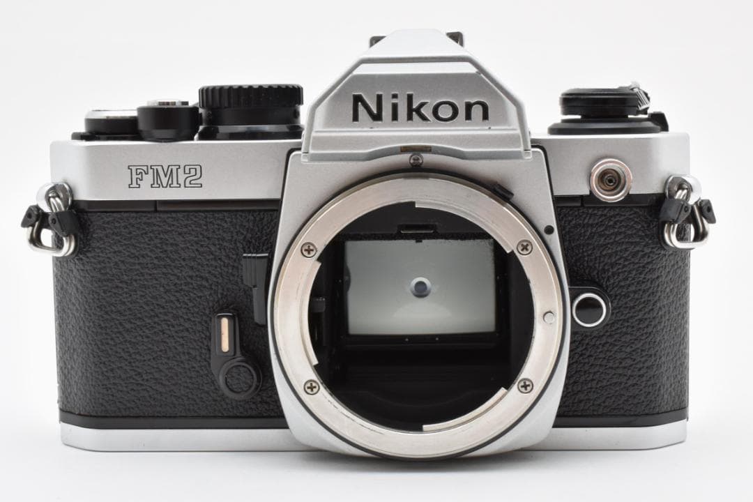 超美品 ニコン NEW FM2 シルバー フィルム モルト新品交換済 M871