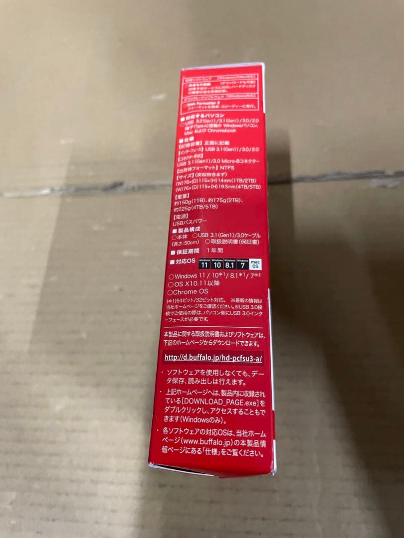 バッファロー　HDD 4TB HD-PCFS4.0U3-GBA