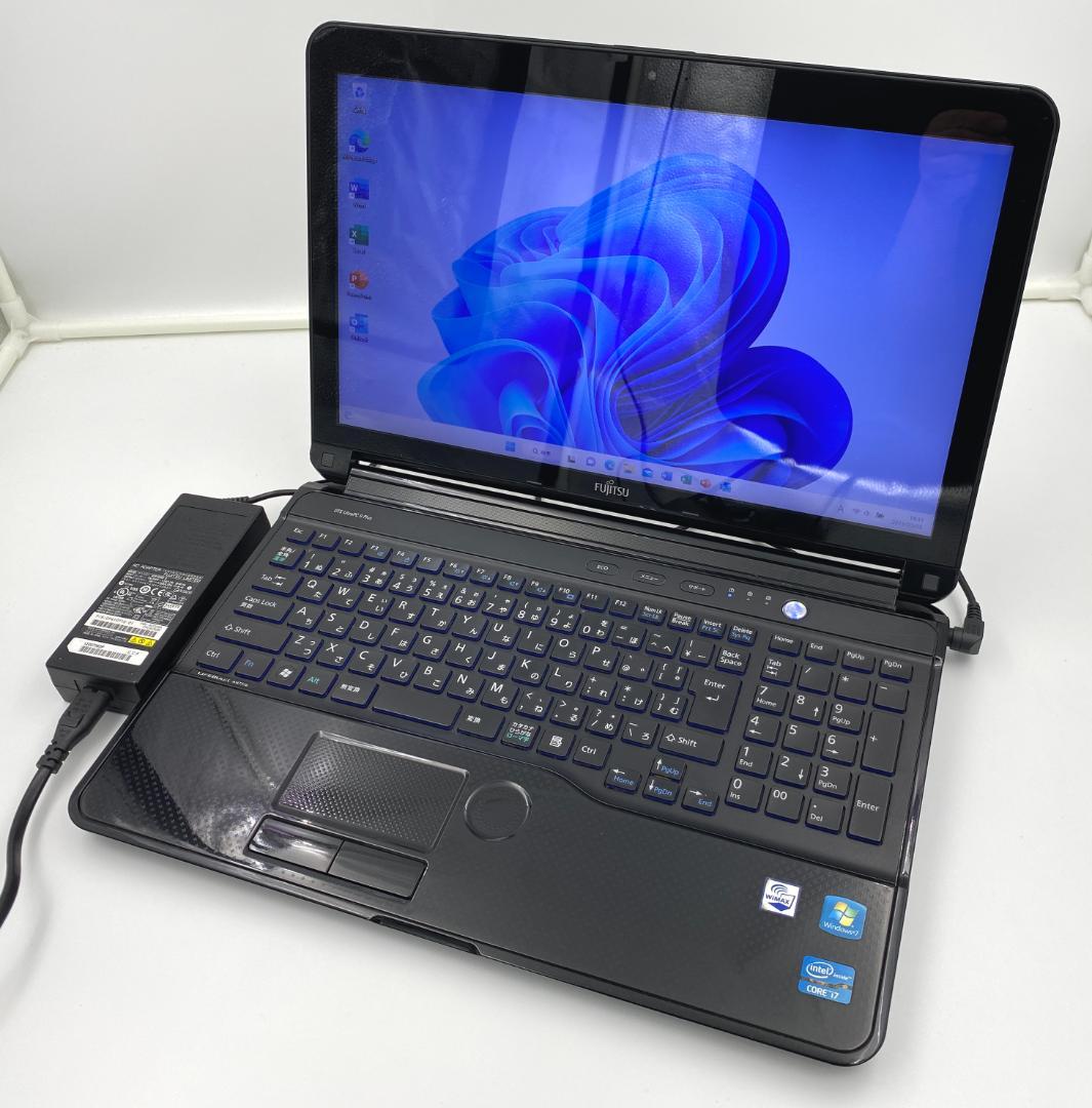 ノートパソコン core i7 windows11オフィス付き AH77/GB