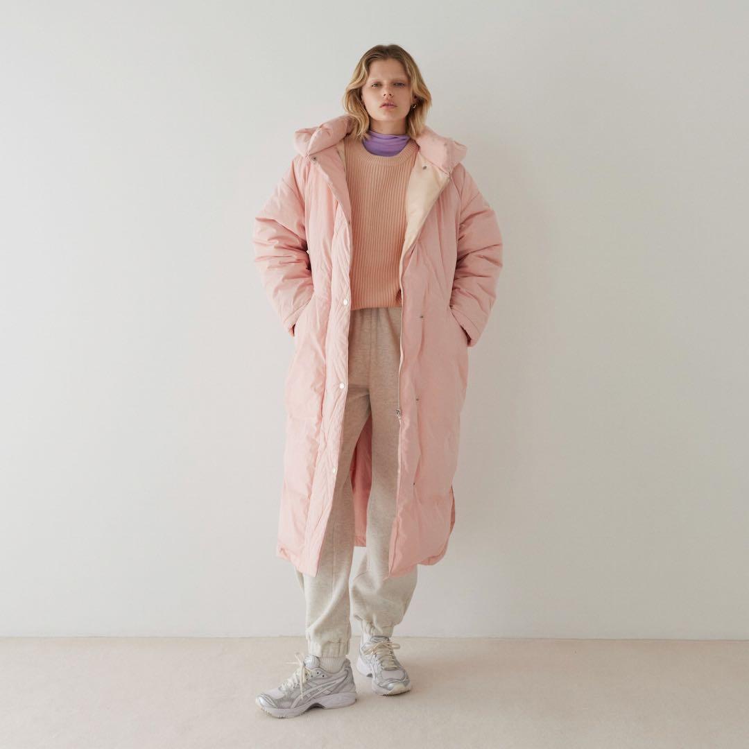 searoomlynn Back tuckフードロングダウンコート ダウン90% - メルカリ