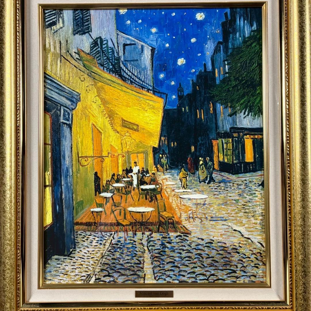 美品 フィンセント・ファン・ゴッホ「夜のカフェテラス」ファイン